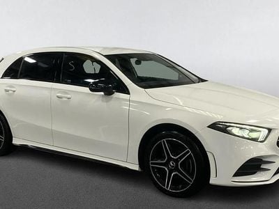 Used Mercedes A250 AMG line 218 HP (160 kW) 2022 White Hatchback