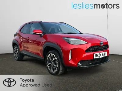 Used Toyota Yaris Hybrid 2024 Red Hatchback