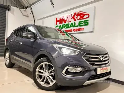 Usado Hyundai Santa Fe Premium SE 197 CV (144 kW) 2018 Azul SUV