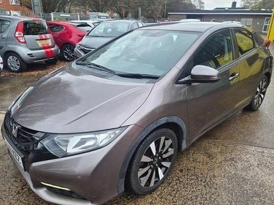 Begagnad Honda Civic SE Plus 142 HK (104 kW) 2014 Brun Halvkombi