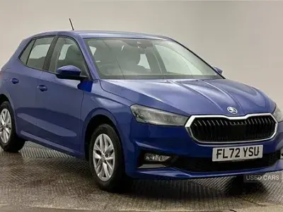 Usado Skoda Fabia Comfort 2022 Azul Citadino