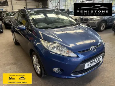 Used Ford Fiesta Zetec 82 HP (60 kW) 2010 Blue Hatchback