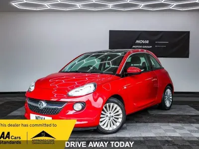 Used Vauxhall Adam Glam 70 HP (51 kW) 2015 Red Hatchback