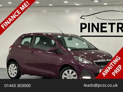 Used Peugeot 108 Active 68 HP (50 kW) 2015 Mauve/purple Hatchback