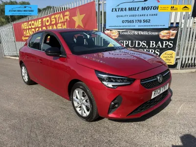 Usado Vauxhall Corsa Elite 75 HP (55 kW) 2021 Vermelho Citadino