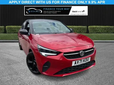 Used Vauxhall Corsa 75 HP (55 kW) 2021 Red Hatchback