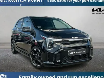 Used Kia Picanto GT-Line S 77 HP (56 kW) 2025 Black Hatchback