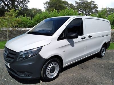 used Mercedes Vito 111 CDI LONG LWB L2 H1 With Electric Windows and Twin Side Loading Doors finished in Candy White in