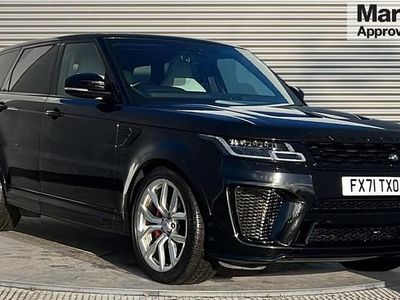 Black Used 2021 Land Rover Range Rover Sport SVR SUV | £50,139 (Good price)
