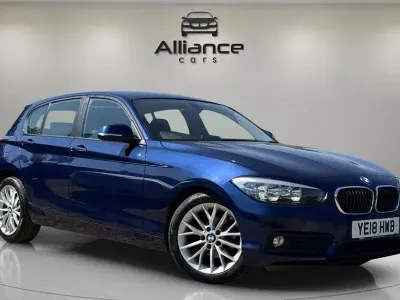 Used BMW 118 Exclusive 2018 Blue Hatchback