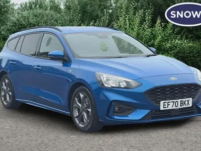 Used Ford Focus ST-Line 155 HP (114 kW) 2020 Blue Estate