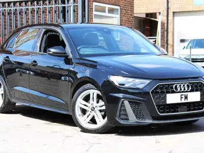 Used Audi A1 Sportback S-Line 95 HP (69 kW) 2023 Black Hatchback