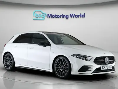 Used Mercedes A200 Exclusive 150 HP (110 kW) 2020 White Hatchback