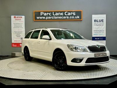 used Skoda Octavia 2.0 TDI CR vRS Blackline 5dr ** RARE IN WHITE - TIMING BELT DONE **