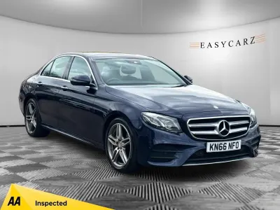 Used Mercedes E220 AMG Line Premium Plus 2016 Blue Sedan