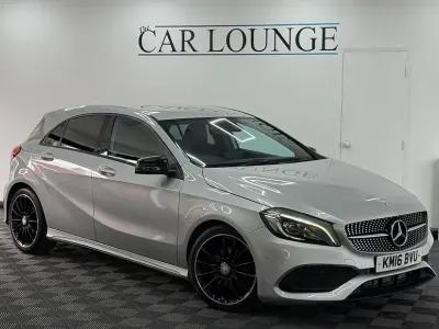 Used Mercedes A200 AMG Line Premium 136 HP (100 kW) 2016 Silver Hatchback