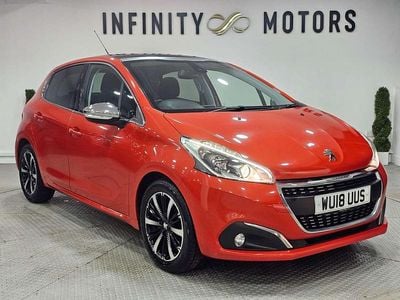 Used Peugeot 208 Allure Premium 2018 Orange Hatchback