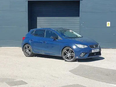 Begagnad Seat Ibiza FR 115 HK (84 kW) 2018 Blå Halvkombi
