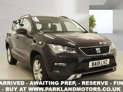 Usado Seat Ateca Ecomotive 115 HP (84 kW) 2019 Preto SUV