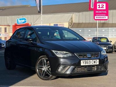 Begagnad Seat Ibiza FR Sport 116 HK (85 kW) 2019 Svart Halvkombi