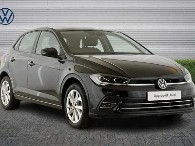 Used VW Polo Style 95 HP (69 kW) 2022 Black Hatchback