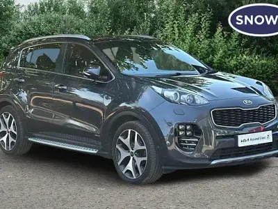 Used Kia Sportage GT-Line S 177 HP (130 kW) 2018 Silver SUV