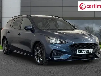 Used Ford Focus ST-Line 120 HP (88 kW) 2020 Blue Estate