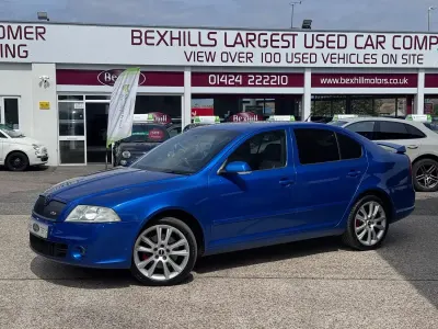 Used Skoda Octavia vRS 150 HP (110 kW) 2007 Blue Hatchback