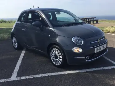 Used Fiat 500 Lounge 69 HP (50 kW) 2016 Grey Hatchback