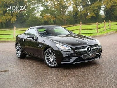 Used Mercedes SLC200 AMG line 184 HP (135 kW) 2016 Black Cabriolet
