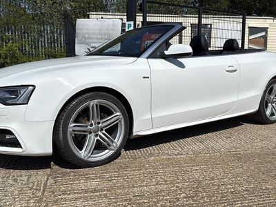 Used Audi A5 Cabriolet S-Line 2014 White Cabriolet