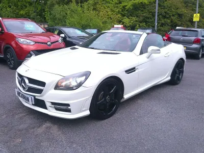 Used Mercedes SLK200 AMG 184 HP (135 kW) 2012 White Cabriolet