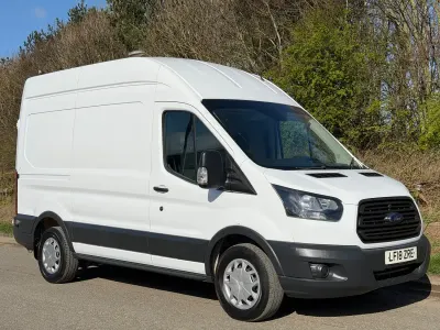 Used Ford Transit 130 HP (95 kW) 2018 White Van