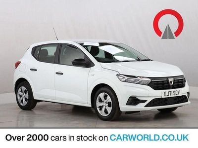 White Used 2021 Dacia Sandero Essentiel Hatchback | £8,393 (Fair price)