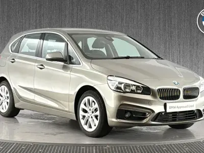 Used BMW 218 Active Tourer Luxury Line 134 HP (98 kW) 2015 Silver MPV