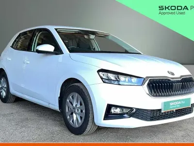 Used Skoda Fabia SE 95 HP (69 kW) 2025 White Hatchback