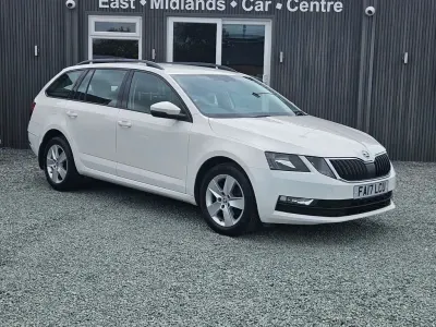 Begagnad Skoda Octavia SE 2017 Vit Kombi