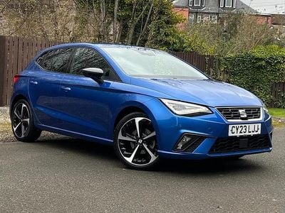 Used Seat Ibiza FR Sport 108 HP (79 kW) 2023 Blue Hatchback