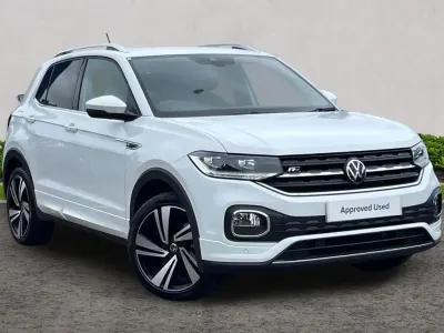 Used VW T-Cross R-line 110 HP (80 kW) 2021 White SUV