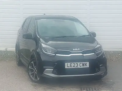 Used Kia Picanto X-Line 66 HP (48 kW) 2023 Black Hatchback
