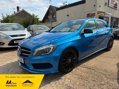 Used Mercedes A180 AMG 118 HP (86 kW) 2013 Blue Hatchback