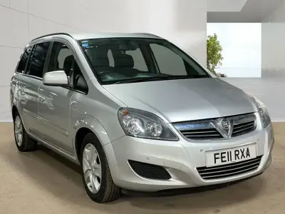 Used Vauxhall Zafira 115 HP (84 kW) 2011 Silver MPV