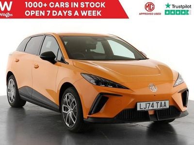 Used MG MG4 EV Trophy 2025 Orange Hatchback