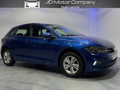Used VW Polo SE 80 HP (58 kW) 2020 Blue Hatchback