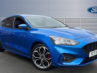 Blue Used 2021 Ford Focus ST-Line X Hatchback | £14,250 (Good price)