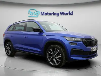 Usata Skoda Kodiaq SportLine 150 CV (110 kW) 2022 Blu SUV