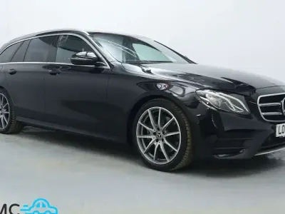 Used Mercedes E200 AMG line 184 HP (135 kW) 2020 Black Estate