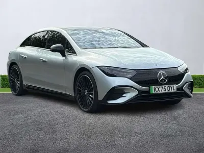 Used Mercedes EQE350 AMG line 214 kW (292 HP) 2025 Silver Sedan