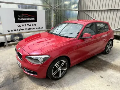 Used BMW 116 Sport Line 136 HP (100 kW) 2014 Red Hatchback