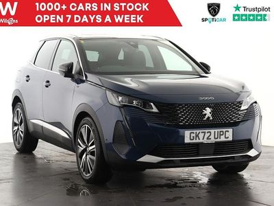 Blue Used 2022 Peugeot 3008 Premium Estate | £18,199 (Fair price)